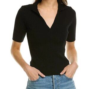 Cotton Citizen Ibiza Ribbed Polo Shirt Top Sz M $150 NWT